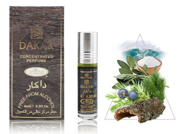 Al Rehab oil perfume Dakar, 6 ml (Men) wholesale